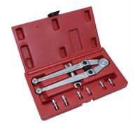 Clé pour écrou - Non spécifié - Coffret de 3 clés - Capacité 2 5-9mm - Acier chromé - Couleur gris