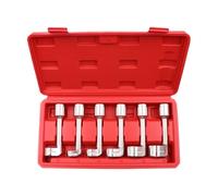 Clé pour lignes de transmission, jeu de douilles outil extraction injecteur, kit douilles ouverture 6 pièces, clés tube D