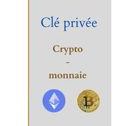 Clé privée crypto-monnaie: Clé privée pour portefeuille crypto avec 24 mots ide mémoire, feuille pour léguer son portefeuille à vos enfants.