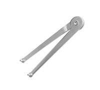 Clé professionnelle à double fil, mécanisme de crochet de construction en acier pratique, clé à écrou à bride de deux tailles disponibles pour les outils industriels