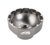 Clé professionnelle pour cartouche de pédalier Super B Argenté