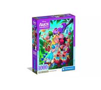 Clementoni Puzzle 1000 pièces pour adultes Disney Alice in Wonderland Compact Box 39952