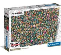 Clementoni - Puzzle 1000 pièces pour Adultes et garçons, thème Mordillo Impossible, boîte compacte avec Affiche Incluse, idée Cadeau Homme et Femme, fabriqué en Italie, 70 x 50 cm, 39992