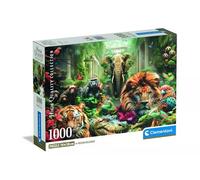 Clementoni - Puzzle pour Adultes 1000 Pièces, HQC Mystic Jungle - Compact Box, Fabriqué en Italie, 39987