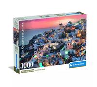 CLE puzzle 1000 Compact Shades of Santorini 39933 Clementoni