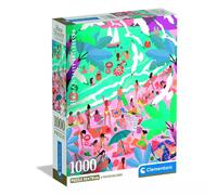 Clementoni Puzzle pour adultes 1000 pièces – HQC Sunday At The Beach – Fabriqué en Italie 39938