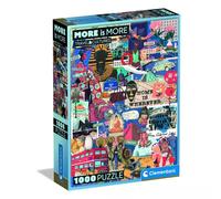 Clementoni – Puzzle pour adultes More is More Travel&Cultures – 1000 pièces – Fabriqué en Italie