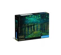 CLE puzzle 1000 CompactMus.NotteStellataSulR.37095 Clementoni