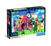 Clementoni – Puzzle One Piece pour adultes 1500 pièces Compact Box Fabriqué en Italie 31746