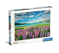 CLE puzzle 1500 HQ Lupins at Lake Tekapo 31728 Clementoni