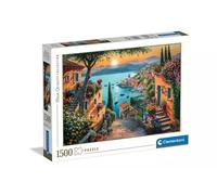 Clementoni – Puzzle pour adultes Steps to The Harbor – 1500 pièces HQC – Fabriqué en Italie 31726