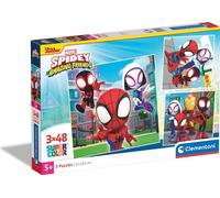 CLE puzzle 3x48 SuperKolor Carré Spidey&...25294