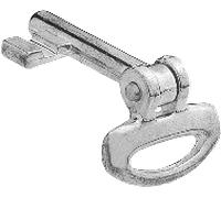 Clé rabattable courte 47.5mm HOPPE F49R chrome resista - 1935781