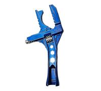 Clé réglable - 6 à 75 mm réglable à grande ouverture courte - Clé à mâchoire large - Clé à tuyau de vidange pour femme, maison, cuisine, salle de bain, lavabo, robinet, vélo, automobile