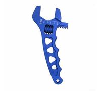 Clé réglable compacte conçue pour un raccord de tuyau avec poignée ergonomique antidérapante (bleu)
