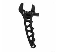 Clé réglable compacte conçue pour un raccord de tuyau avec poignée ergonomique antidérapante (noir)