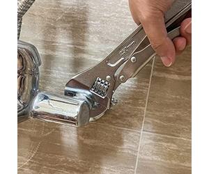 Clé réglable de 25,4 cm fabriquée en acier au carbone traité thermiquement, avec libération rapide et ingénierie de précision pour la réparation automobile et la plomberie