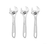 Clé réglable fiable pour les réparations ménagères, y compris l'installation de la pomme de douche, l'assemblage du réservoir de toilettes et le service de robinet de cuisine (A)