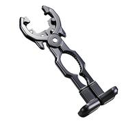 Clé réservoir - Spanner Professionnel, Outil Valve Alliage Aluminium, Réglage Cartouche Gaz Camping Extérieur Barbecue Maison Bouteille Pression, Outil Multifonction Industriel Réparation Sécurisée