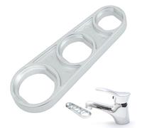 Clé robinet multifonction compatible M16 M18 M20 M22 M24 M28, Outil détartrant 4 pièces en alliage de zinc, Clé aérateur robinet cuisine salle de bain, Compacte Pratique Antirouille