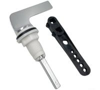 Clé robuste en alliage de zinc avec poignée courbée ergonomique pour des réparations efficaces du réservoir de toilettes et un réglage de l'écrou de la chasse d'eau en plusieurs couleurs comme le