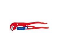 Knipex Clé serre-tubes en S 83 60 010 – réglage rapide, 330 mm, rouge, capacité 42 mm