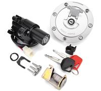 Clé Serrure D'allumage Moto Compatible Avec CBR600 F4 Pour CBR600 F4I 2001-2006 Ensemble De Commutateurs D'allumage De Moto Barillet De Verrouillage De Commutateur De Démarreur OEM:35010-MBW-A11