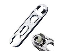 Clé sink - d'aluminium 18 x 4,6 cm - Tendeur anti-glissement - Clé réglable - Outil d'effort haute performance pour attirer les tuyaux de cuisine, réparation de salle de bain