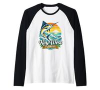Clé Souvenir rétro de la Floride West Florida Marlin Fishing Floride Keys Manche Raglan