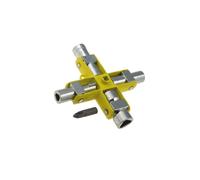 Clé T4451-2 pour armoires électriques 96 x 92 mm embouts supplémentaires C.K