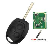 Clé télécommande à 3 boutons 315 MHz 433 MHz 4D60 ID63 Chip pour Ford Mondeo Focus Fusion Fiesta Galaxy Transit e voitur~2439