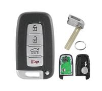 Clé télécommande de rechange à 4 boutons pour Hyundai i30 ix35 Tucson 433 MHz avec porte-clés lame TOY40 SY5HMFNA04