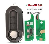 Clé Télécommande De Voiture Delphi & Marelli,Pour Fiat Mpv Bravo/Ducato 500 Doblo Qubo Grande Punto Citroën Jumper Peugeot Boxer 433.92 Id46 - Type Marelli 2btn-For Fiat #A
