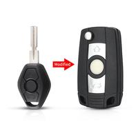 Clé Télécommande De Voiture Pour Bmw Ews Sytem E38 E39 E46 X3 X5 Z3 Z4 Série 1/3/5/7 315/433mhz Id44 Émetteur De Coque De Clé Vierge - Type Modified Hu58 Key