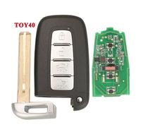 Clé Télécommande Intelligente 4bt,433mhz,Id46,Pour Kia Forte Soul Rio Borrego Sorento Optima Hyundai I30 Ix35 Sonata Genesis Equus Veloster - Type Toy40 Key-For Kia #A