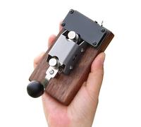Clé télégraphique à code Morse avec rappel sonore et lumineux, prise jack 3,5 mm pour l'enseignement et la communication