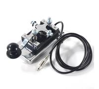 Clé télégraphique K4 6,5 mm pour communication CW avec contacts argentés à 99,95 % et construction en métal robuste (3,5 mm)