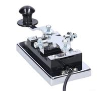 Clé télégraphique K4 6 5 mm robuste pour communication CW avec base en métal et points de contact fiables (3,5 mm)