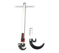 Clé télescopique de lavabo, clé à mâchoire réglable pour écrous de robinet sous évier, poignée extensible, outil de plomberie de 25,4 à 43,2 cm, outil de plomberie en acier à longue portée pour