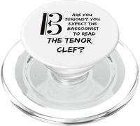 Clé ténor de basson | Êtes-Vous sérieux ? PopSockets PopGrip pour MagSafe