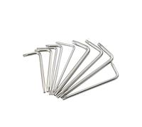 Clé Torx manuelle en forme d'étoile, nickelée, T6 T7 T8 T10 T15 T20 T25 T30, inviolable.(With hole,23mm)