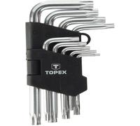 TOPEX 35D960 T10 - T50 CV Jeu de 9 clés Torx