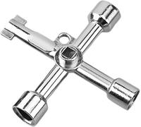 Cle Triangle,Clé Pompier Clef Passe Partout Ouverture Compteur Eau Armoires À Armoire Electrique A Pipe Poubelle Boite,Pour Au Lettre Universelle Clés Cleer De Décorative Bonde Lettres Voiture Boîte