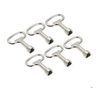 Clé triangulaire VOCOSTE 12,5mm x 7mm Triangle Panneau Verrouillage Clé molette Électrique Armoire Gaz Eau Compteur Ascenseur 6Pcs