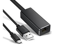 Clé TV, câble compatible HDMI, adaptateur Ethernet Micro USB 2.0 vers RJ45, 10/100 Mbps, pour Fire TV /Mini/Chromecast Ultra HDTV