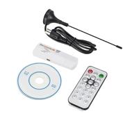 Clé TV numérique USB 2.0,Dongle FM DAB DVB-T RTL2832U + R860 pour SDR TV,tuner récepteur,enregistreur avec antenne pour ordinateur portable et PC - Type White