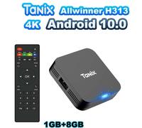 Clé TV Tanix Tx1 Android 10.0 Allwinner H313 Quad Core 4K HDR Mini Game 2.4G Wifi R_1 Go 8 Go, 1 Go 8 Go