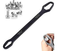 Clé universelle à double extrémit uto-réglable de 8 à 22 mm, outil de clé multifonction pour la plupart des écrous, boulons et travaux de plomberie (noir)