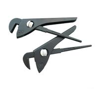 Clé universelle multi-usage, clé à tuyau robuste uto-ajustable e serrage rapide et puissante, mâchoires réglables pour s'adapter à différentes tailles de tuyau (22,9 cm)