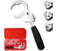 Clé universelle réglable à Double extrémit n croissant multifonction pour la réparation des conduites d'eau sanitaire